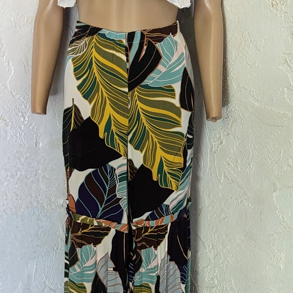 Tiered wide leg pants - Picture 3 of 5